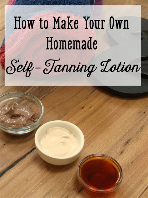 diy tanning lotion